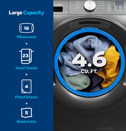 GFW350SPYDS GE® ENERGY STAR® 4.6 cu. ft. Capacity Smart Front Load Washer with UltraFresh Vent System with OdorBlock™
