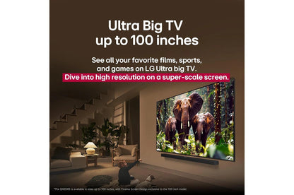 Lg 100QNED85AU 100 Inch Class LG QNED evo AI QNED85A Mini LED 4K Smart TV 2025