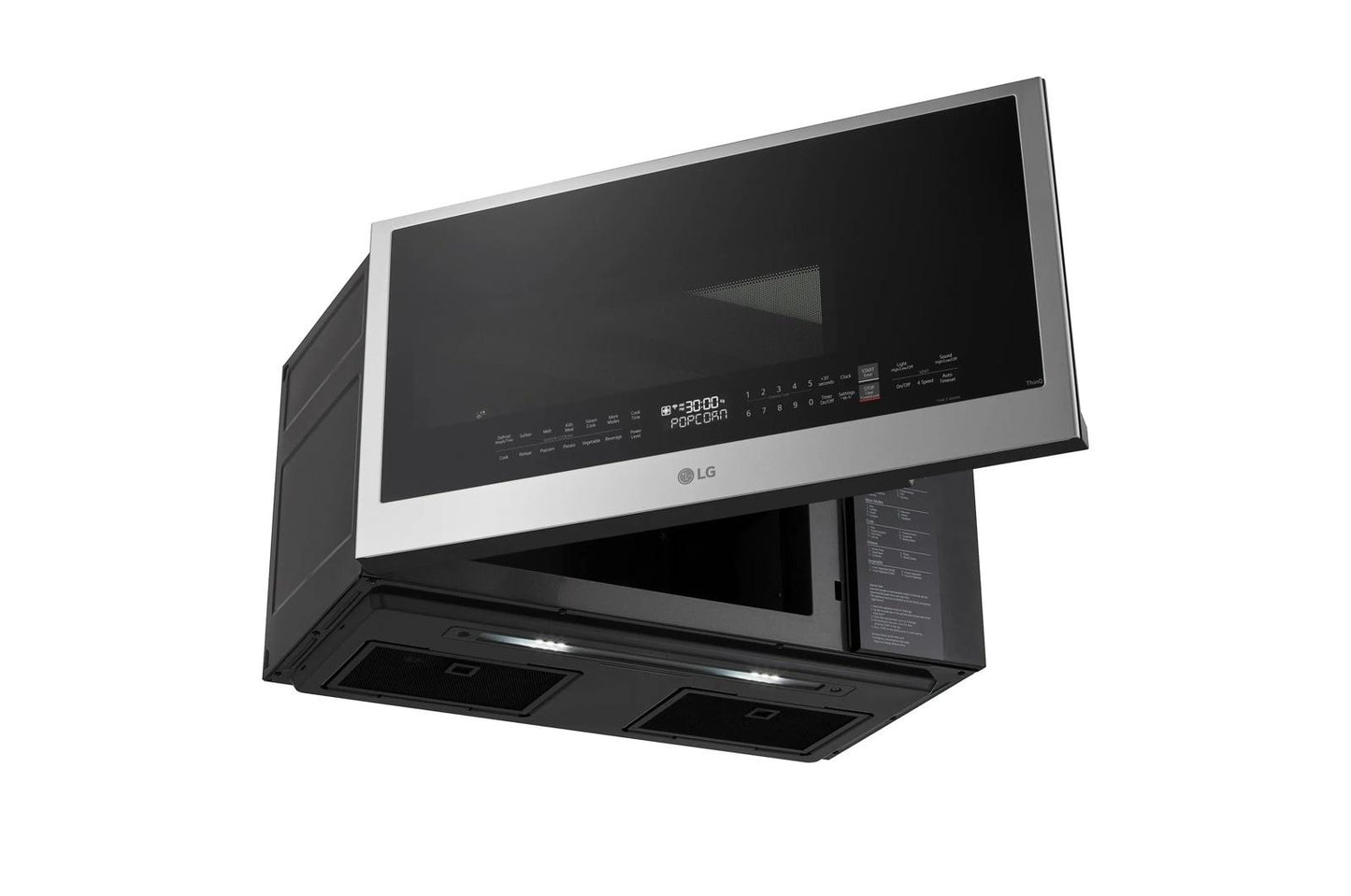 Lg MVEL2035X 2.0 cu. ft. Wi-Fi Enabled Over-the-Range Microwave Oven with EasyClean®
