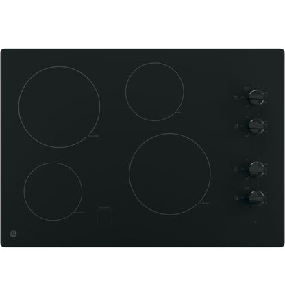 JP3030DWBB GE® 30" Built-In Knob Control Electric Cooktop