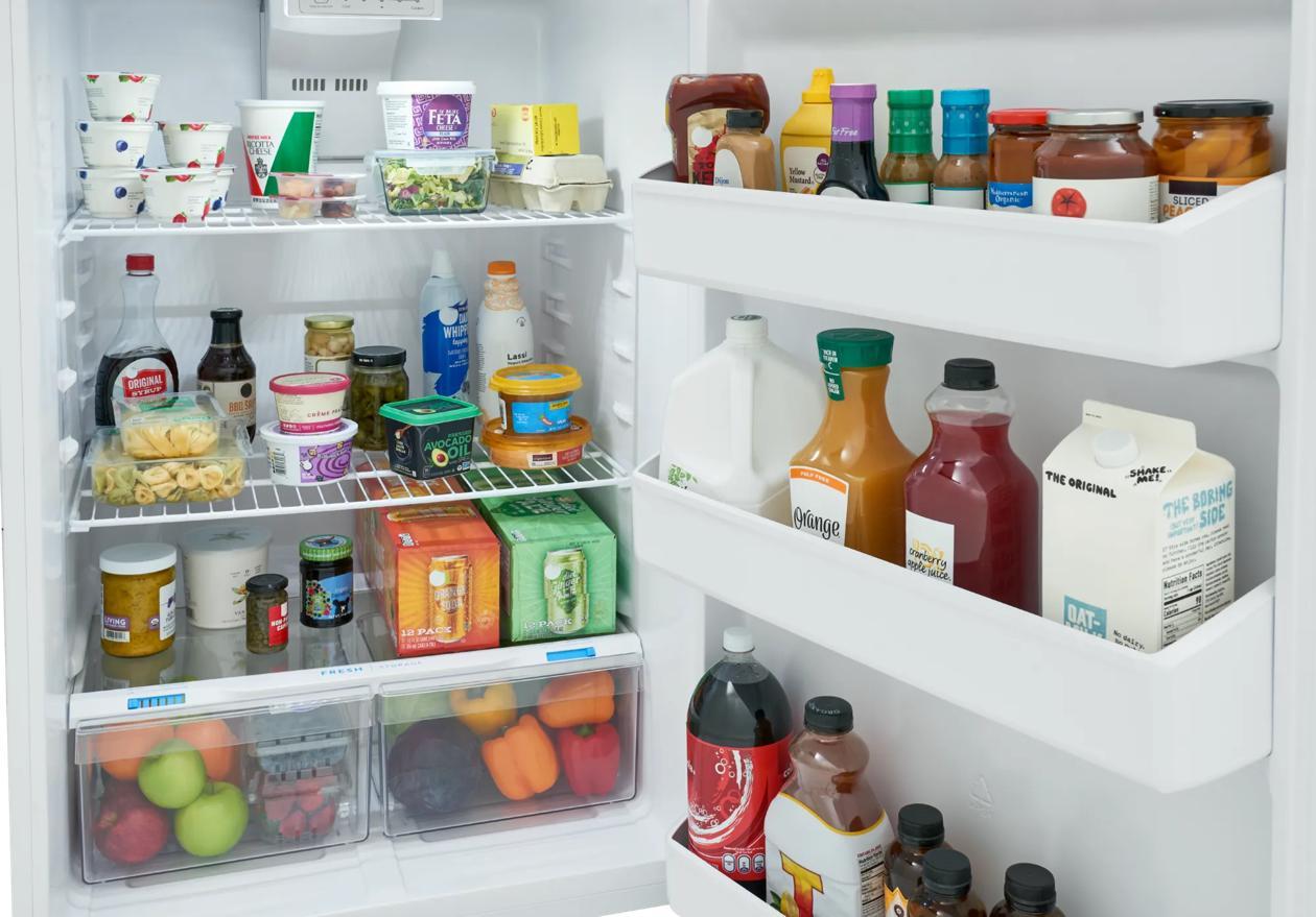 Frigidaire FFHT1814YW 18 Cu. Ft. Garage Ready Top Freezer Refrigerator
