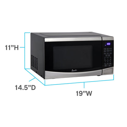MT09V1B Avanti 0.9 Cu. Ft. Microwave Oven, Digital - Black