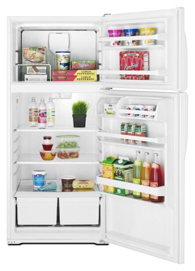 14.4 cu. ft. Top-Freezer Refrigerator(Black)