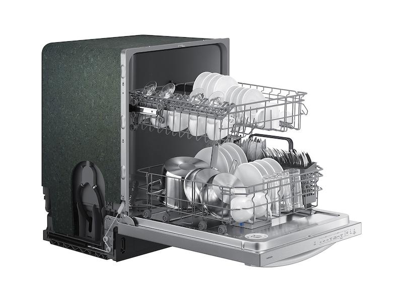 Samsung DW80CG4021SRAA Fingerprint Resistant 53 dBA Dishwasher with Height-Adjustable Rack in Stainless Steel