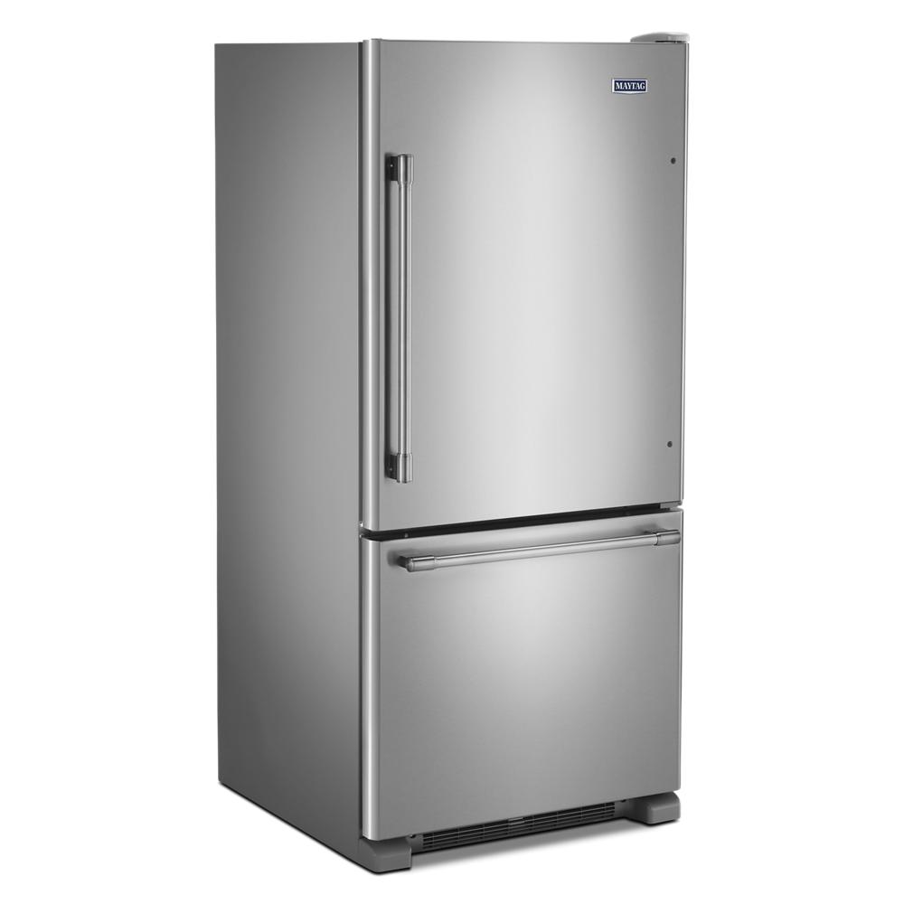 Maytag MBF1958FEZ 30-Inch Wide Bottom Mount Refrigerator - 19 Cu. Ft.