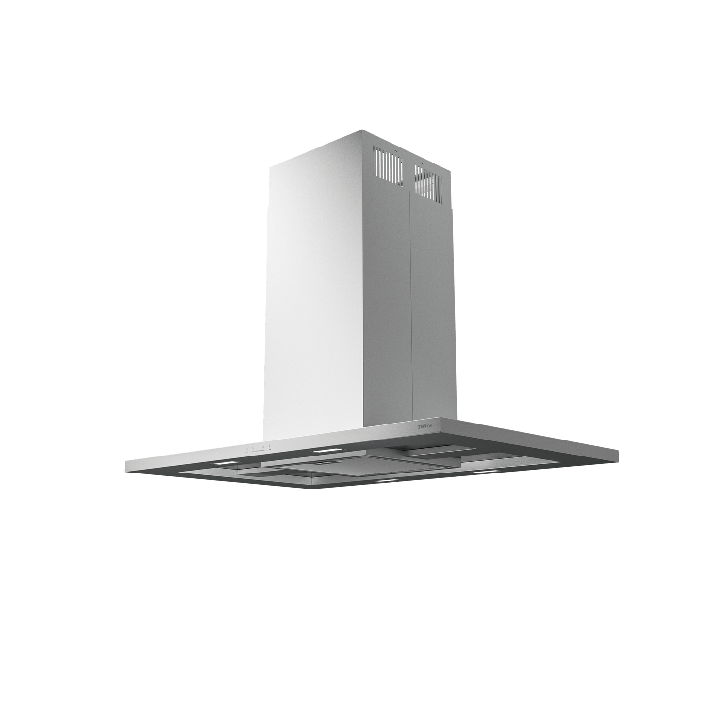 Zephyr ZMDE42BS Modena, Island, 42in, SS+Glass, LED, ACT
