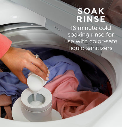 GTW585BSVWS GE® 4.5 cu. ft. Capacity Washer with Water Level Control