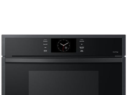 Samsung NQ70CG600DMTAA 30" Microwave Combination Wall Oven with Steam Cook in Matte Black
