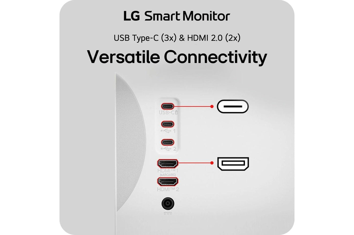 Lg 32U850SAW 32 Inch 4K UHD IPS Smart Monitor with webOS and USB Type-C PD 90W