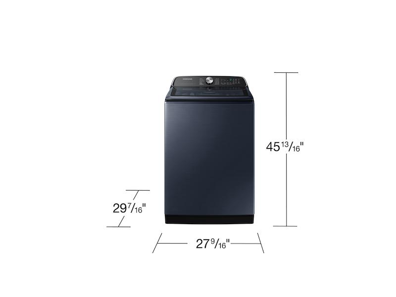 Samsung WA54CG7150ADA4 5.4 cu. ft. Smart Top Load Washer with Pet Care Solution and Super Speed Wash in Brushed Navy