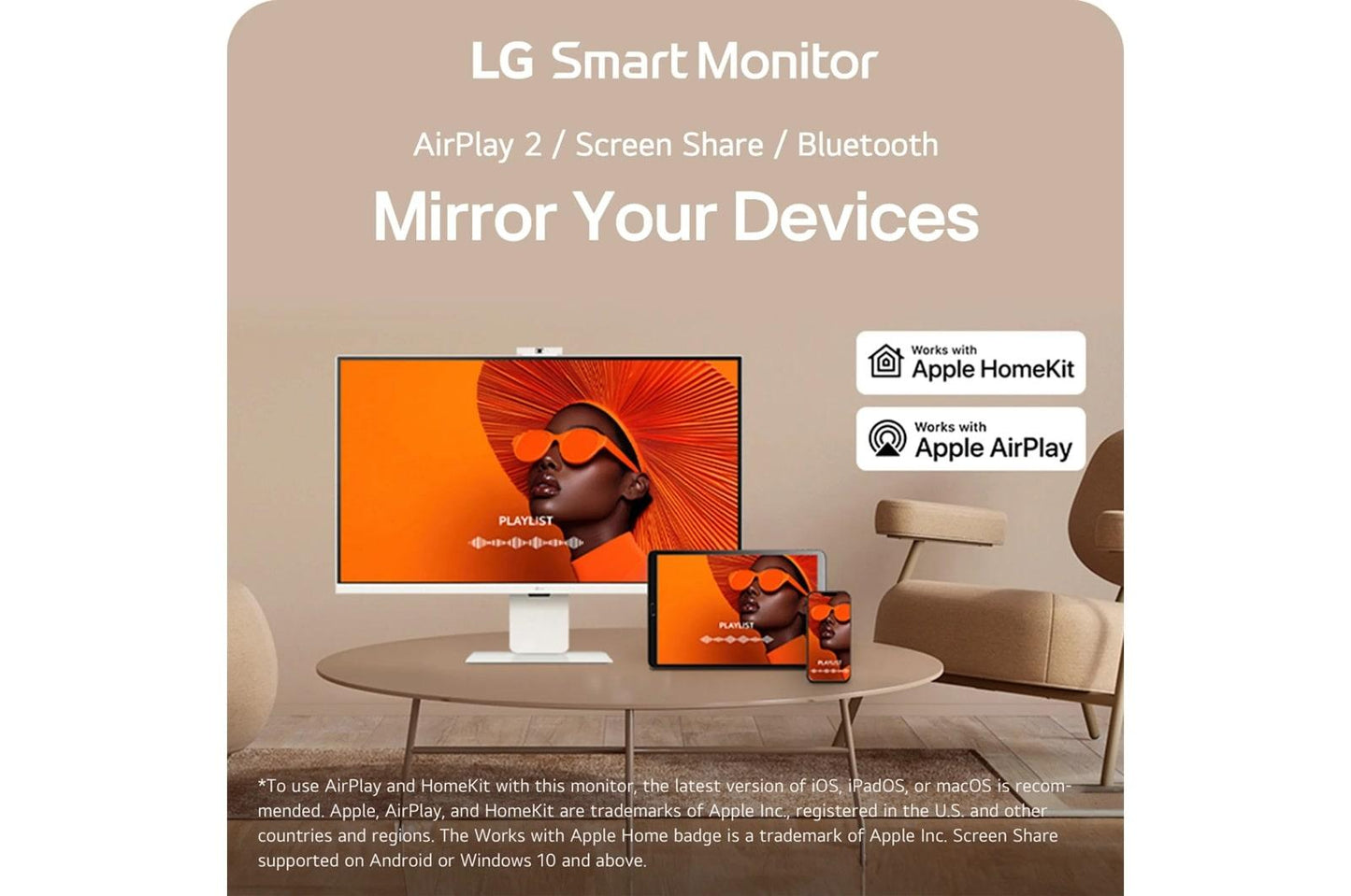 Lg 32U850SAW 32 Inch 4K UHD IPS Smart Monitor with webOS and USB Type-C PD 90W