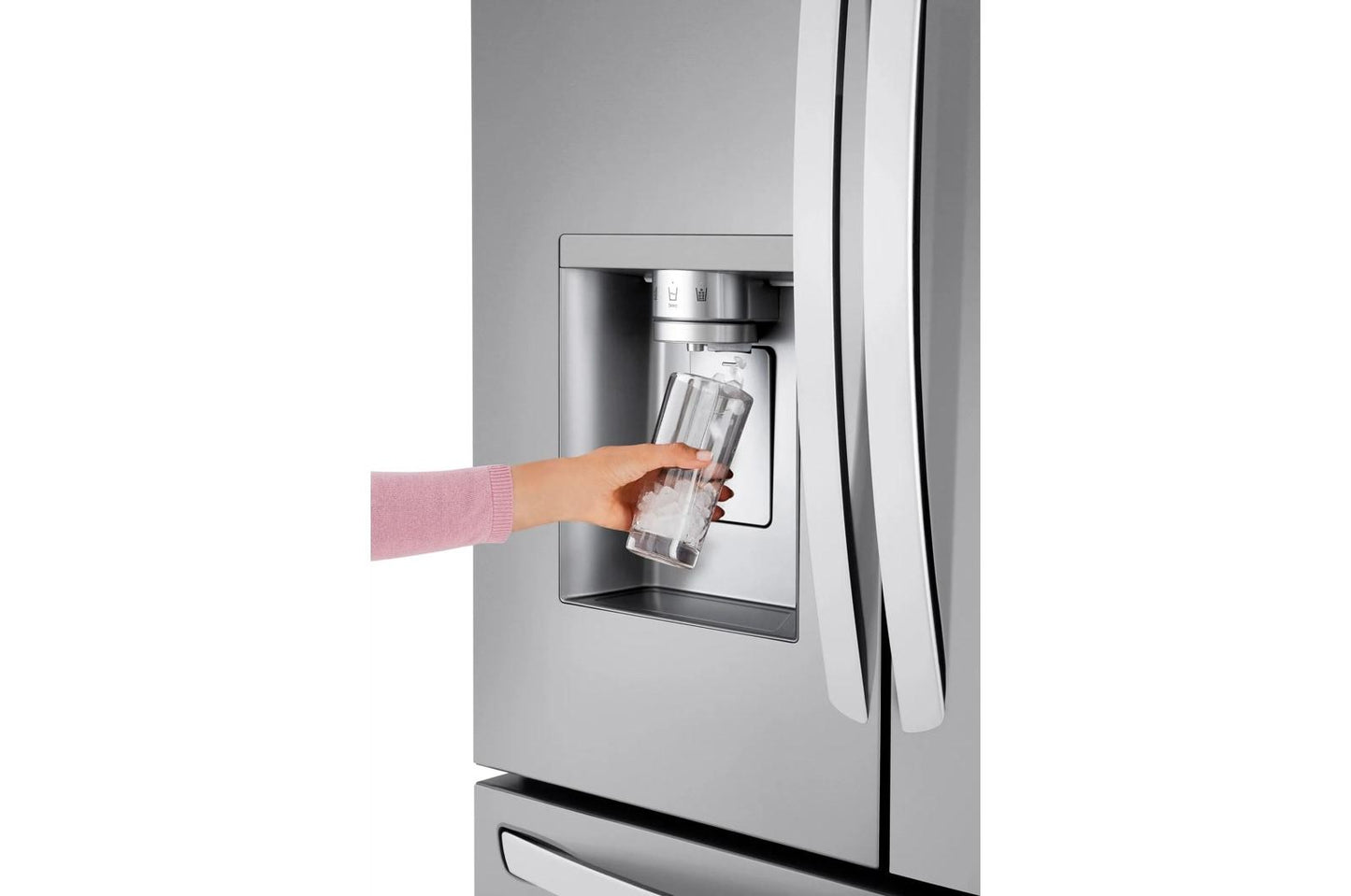 Lg LF31T6230S 31 cu. ft. Standard Depth, 3-Door French Door Refrigerator with Tall Ice & Water Dispenser