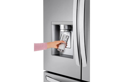 Lg LF31T6230S 31 cu. ft. Standard Depth, 3-Door French Door Refrigerator with Tall Ice & Water Dispenser