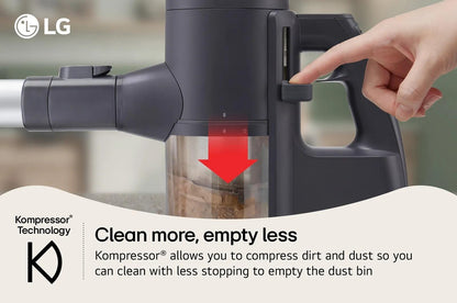 Lg C5323GW CordZero™ Q3 Cordless Stick Vacuum with Auto Multi-Surface Detect Dual Floor Max™ Lite Nozzle & LED Crevice Tool - Graphite