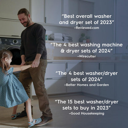 Electrolux ELFE7637AT Front Load Perfect Steam™ Electric Dryer with Balanced Dry™ and Instant Refresh - 8.0 Cu. Ft.