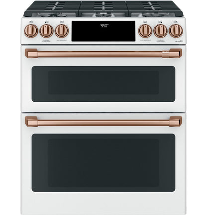 Cafe CXFCGHKPMCU CAF(EBACK)™ Front Control Gas Knobs and Handles - Brushed Copper