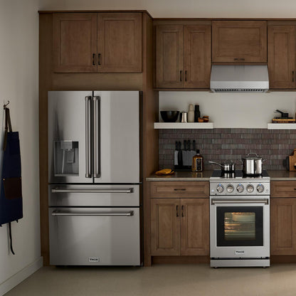 TRF3601FD Thor Kitchen 36 Inch Professional French Door Refrigerator With Ice and Water Dispenser - Model Trf3601fd