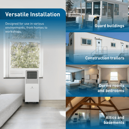 ZCP10SB Friedrich ZoneAire Compact 10,000 BTU Single-Hose Smart Portable Air Conditioner