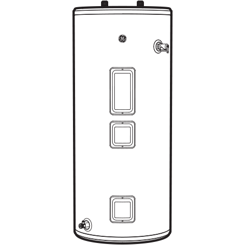 GE40S10BAM GE® 40 Gallon Short Electric Water Heater