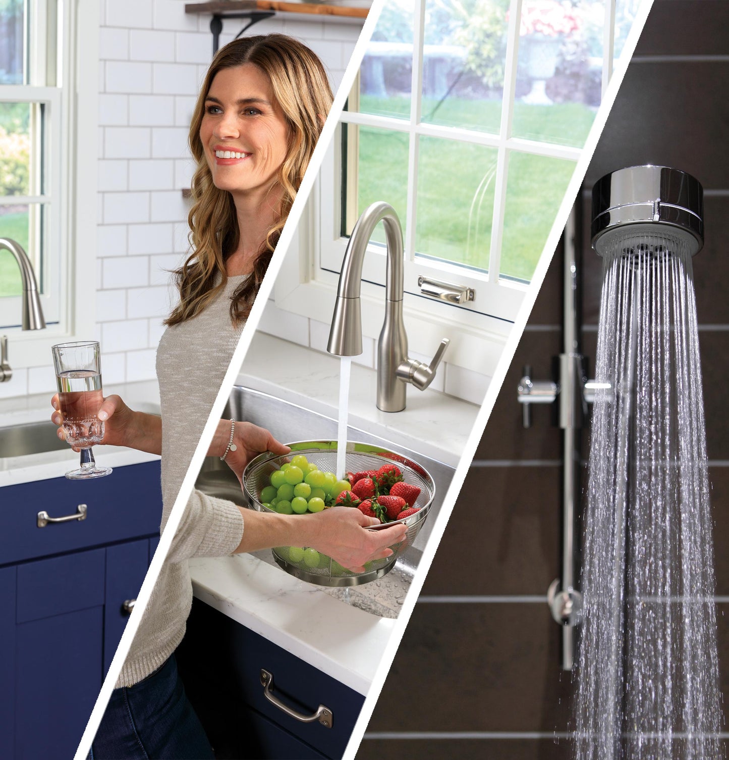 GXWH70M GE® Smart Whole House Leak Detection & Water Filtration System