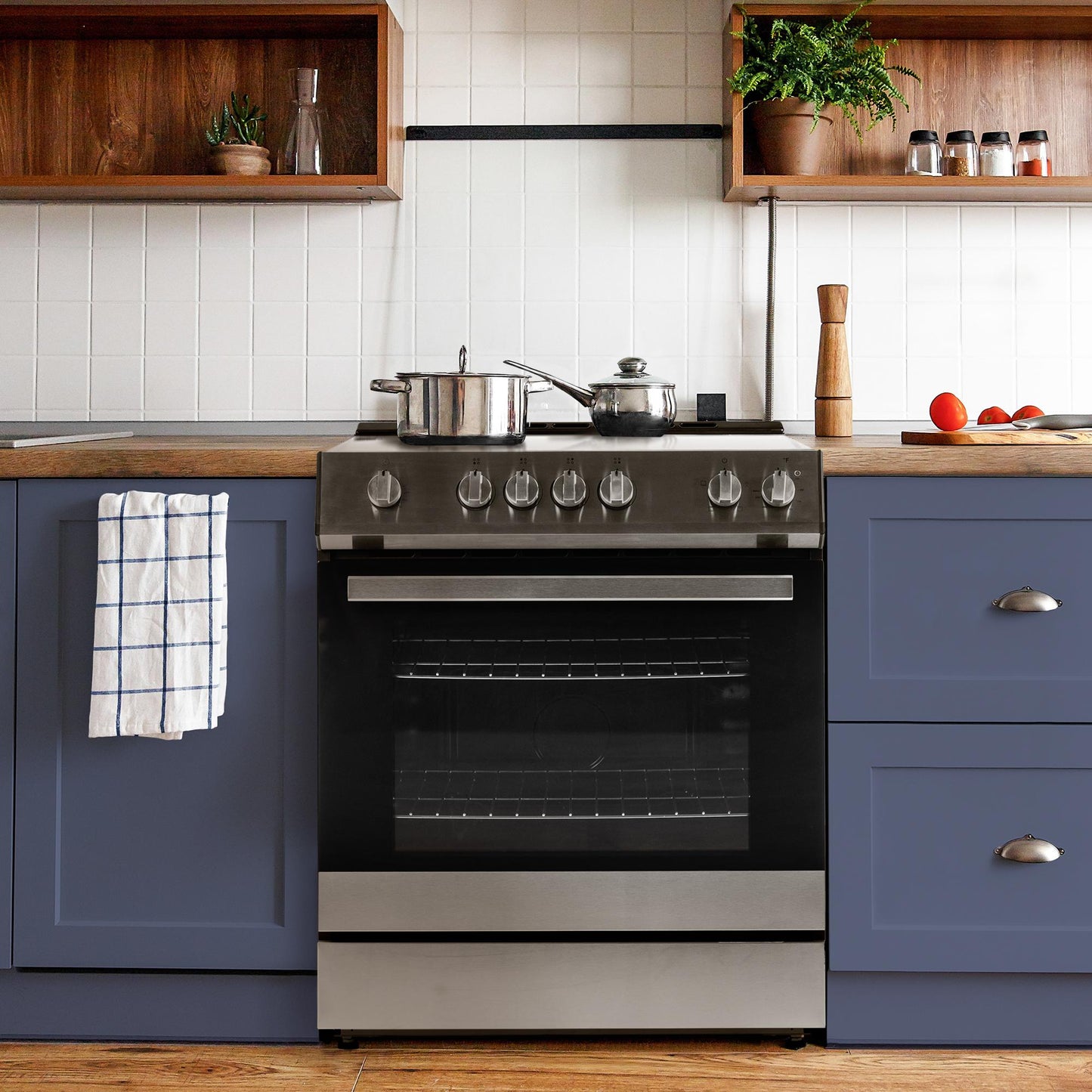 DRRM300BSS Danby 30"" Slide in Smooth Top Electric Range with Knob Controls in Stainless Steel