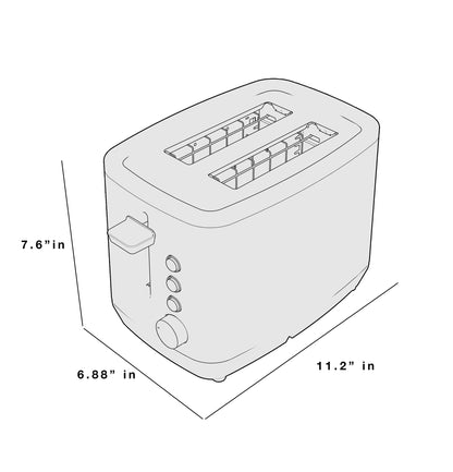 G9TMA2SSPSS GE 2-Slice Toaster