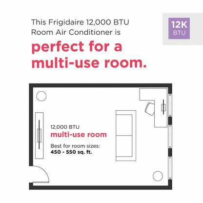 Frigidaire FHTC123WB2 12,000 BTU Through the Wall Air Conditioner 208/230 V