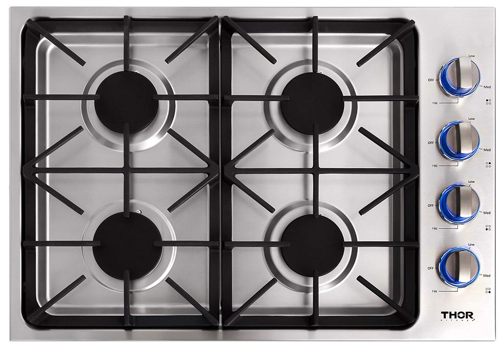Thor Kitchen 30-inch Professional Drop-in Gas Cooktop - Model Tgc3001