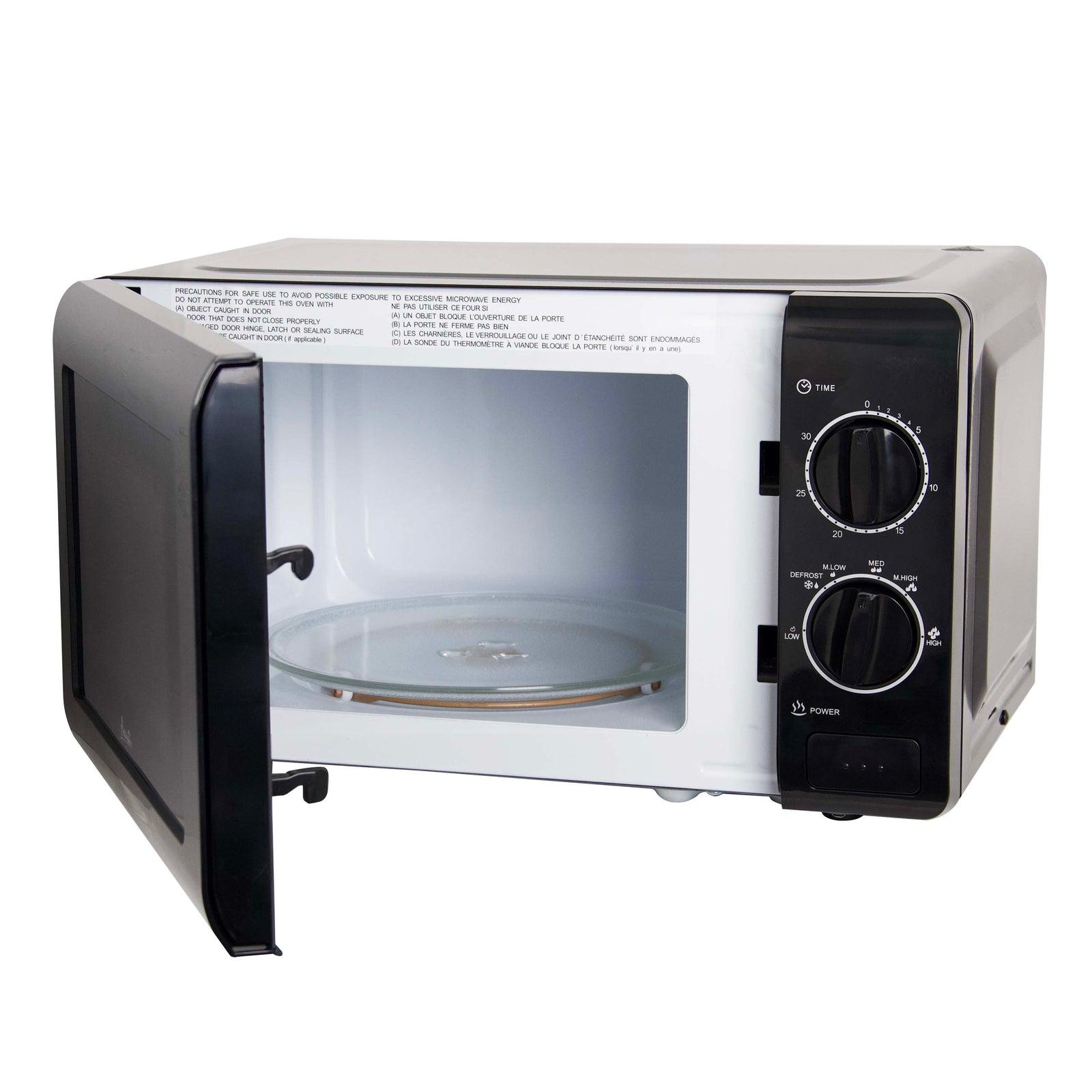 MM07V1B Avanti Microwave Oven with Mechanical Dials, 0.7 cu. ft. - Black / 0.7 cu. ft.