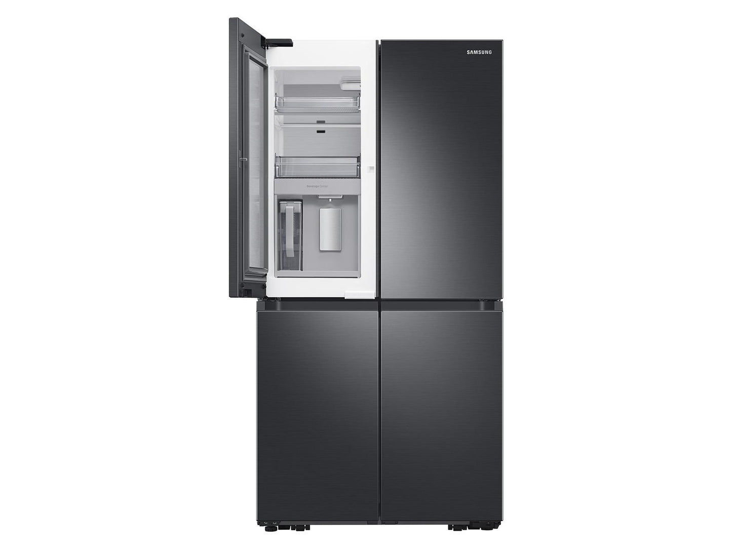 Samsung RF29A9671SG 29 cu. ft. Smart 4-Door Flex™ Refrigerator with Beverage Center and Dual Ice Maker in Black Stainless Steel