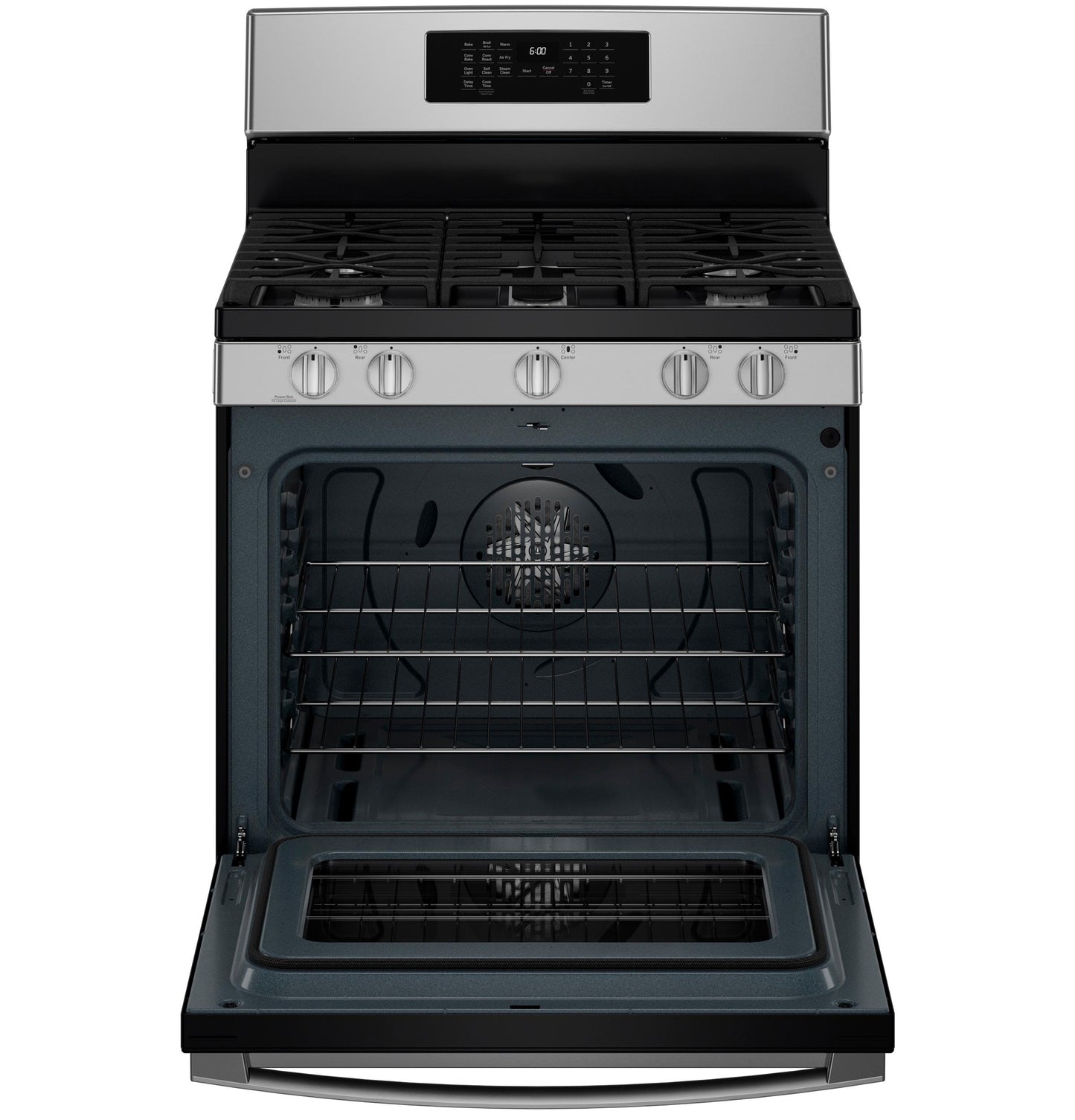 JGB670SZSS GE® 30" Free-Standing Gas Convection Range with No Preheat Air Fry
