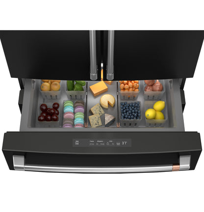 Cafe CJE23DP3WD1 CAF(EBACK)™ ENERGY STAR® 23.2 Cu. Ft. Smart Counter-Depth 4-Door French-Door Refrigerator With Dual-Dispense AutoFill Pitcher