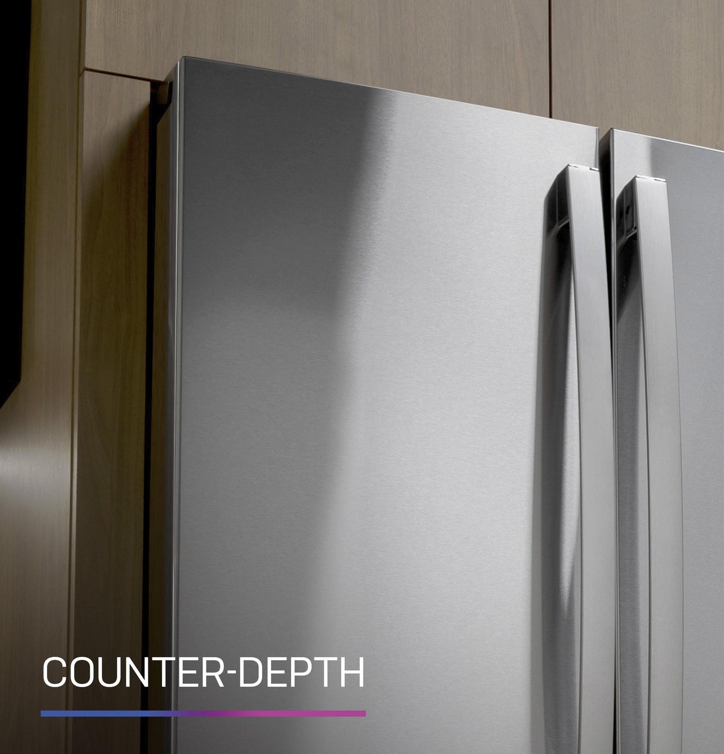 PXD22BYPFS GE Profile™ 22.4 Cu. Ft. Smart Counter-Depth Fingerprint Resistant 4-Door French-Door Refrigerator with Door In Door