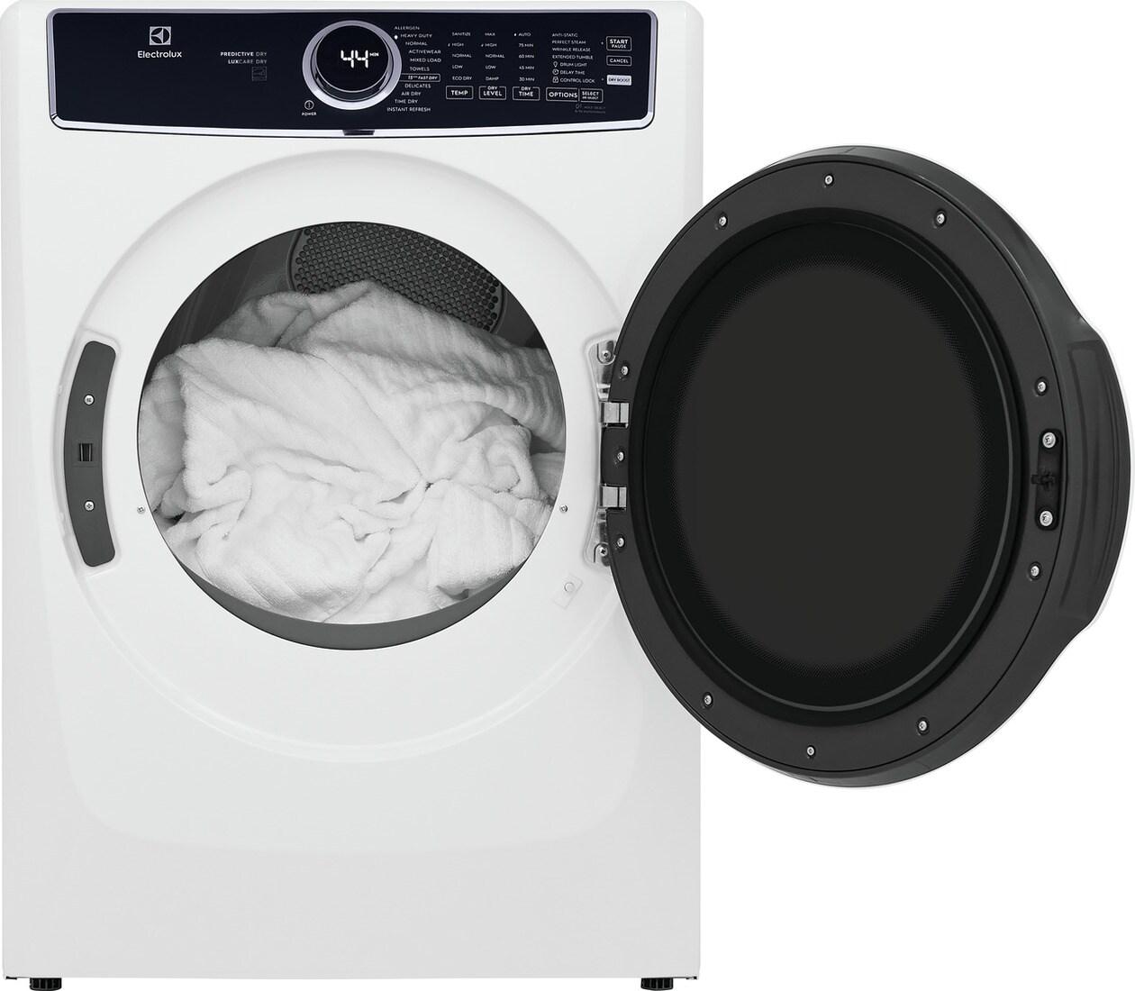 ELFG7637AW Electrolux Front Load Perfect Steam™ Gas Dryer with LuxCare® Dry and Instant Refresh - 8.0 Cu. Ft.