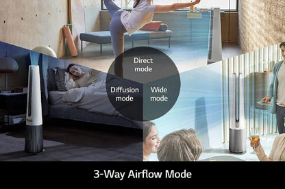 U10CS1C LG PuriCare™ AeroTower™ Air Purifier - Calming Beige