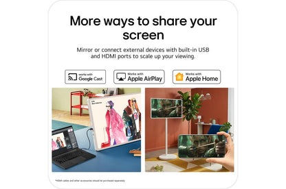Lg 32LX6BWGA StanbyME 2 MAX 32 Inch Portable Smart Touch Screen with 4.5hr Battery