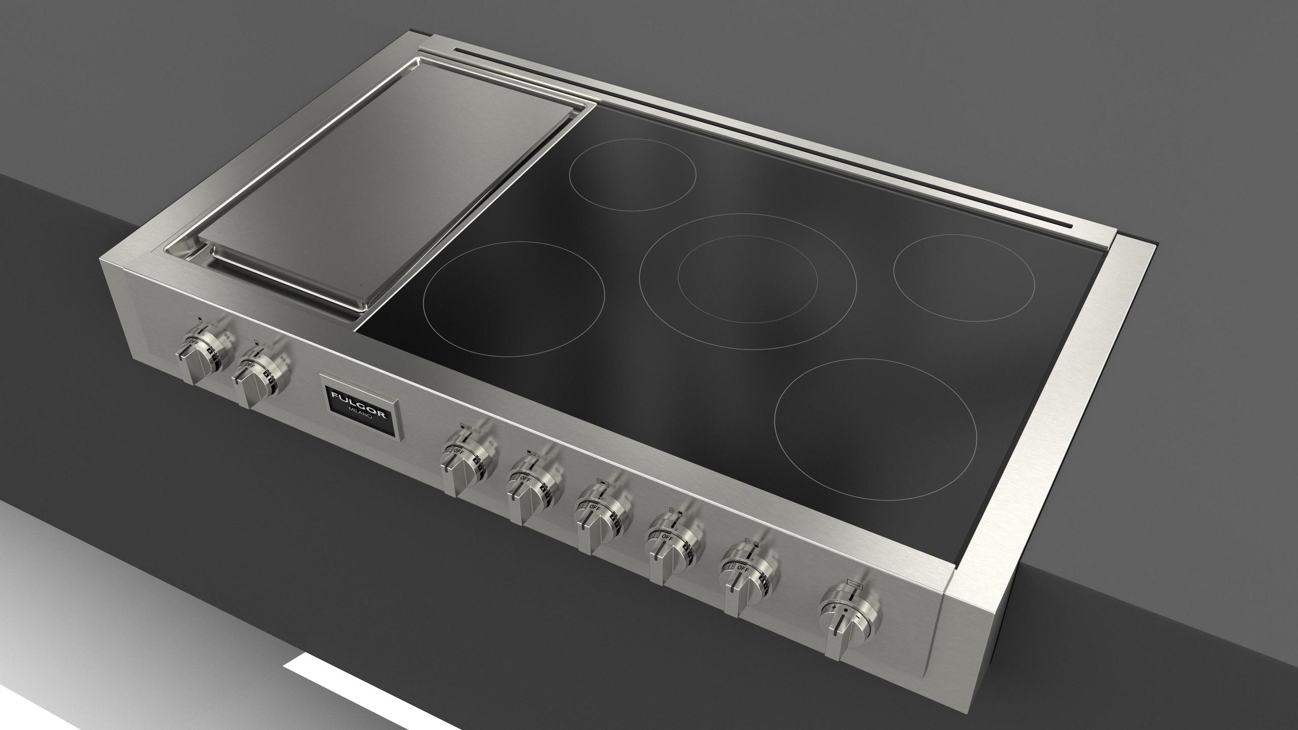 SOFIA 48" PRO INDUCTION RANGETOP WITH GRIDDLE