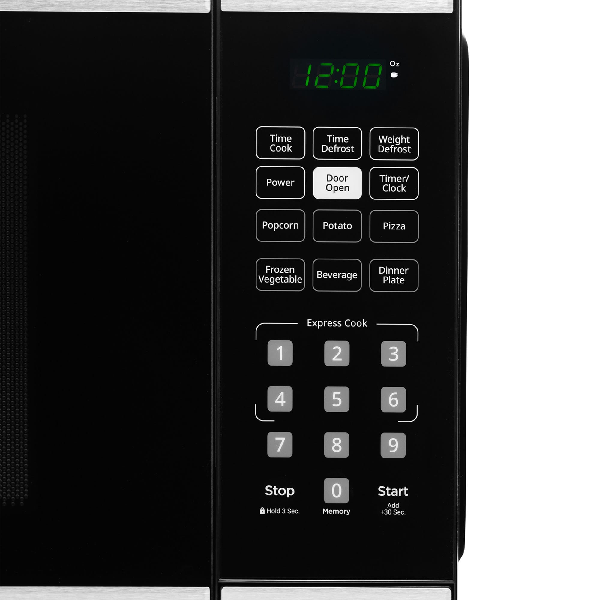 DBMW0925BBS Danby 0.9 cu. ft. Countertop Microwave in Black and Stainless Steel