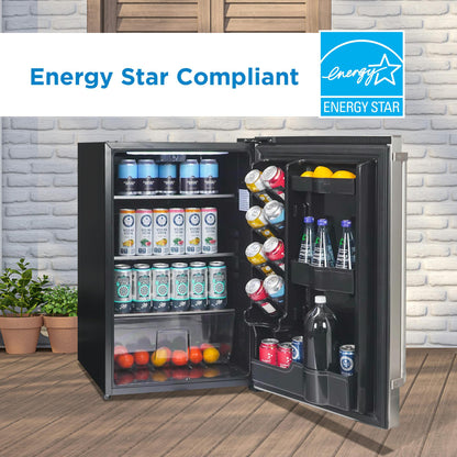 DAR044A1SSO Danby 4.4 cu. ft. Outdoor Fridge in Stainless Steel