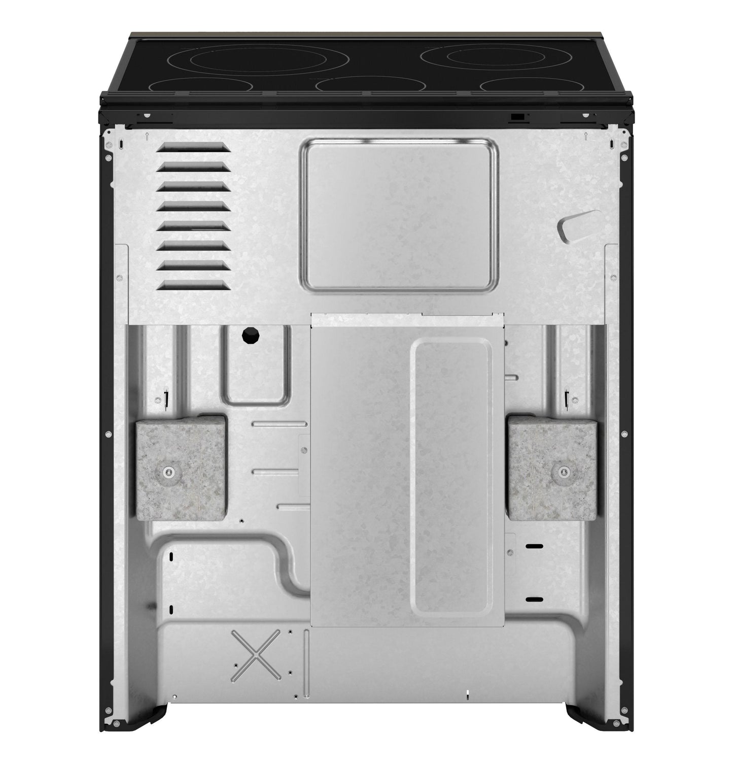GRS600AVES GE® ENERGY STAR® 30" Slide-In Electric Convection Range with No Preheat Air Fry and EasyWash™ Oven Tray