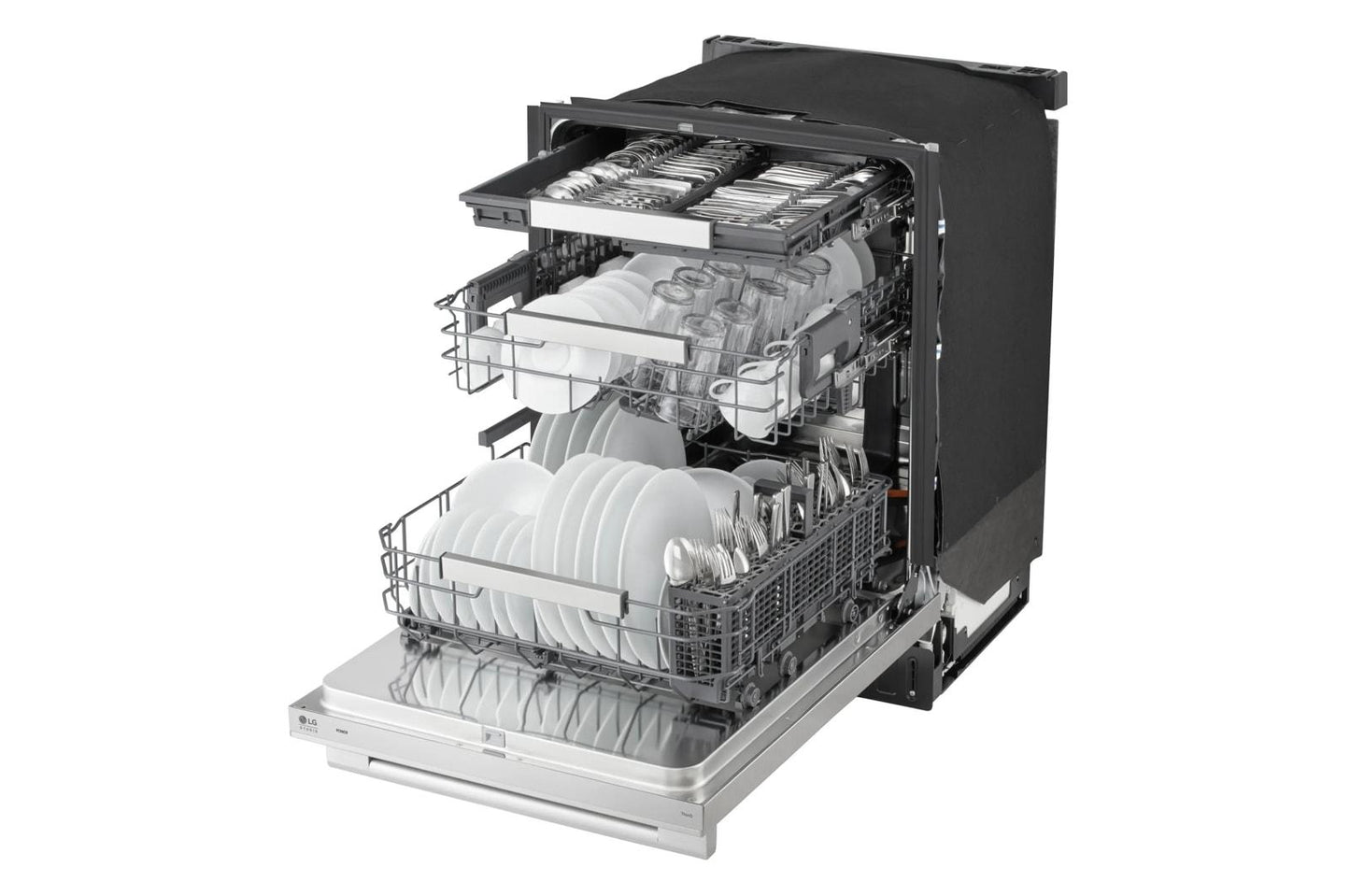 SDNTHS72S LG STUDIO FlushFit™ Dishwasher with 1-Hour Wash & Dry, QuadWash® Pro, and Dynamic Heat Dry™ with AutoVent™ Dry