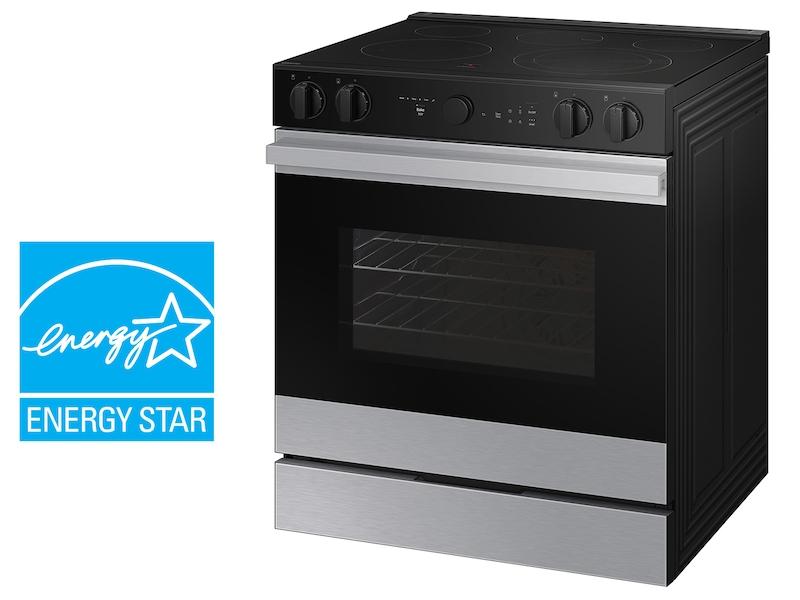 Samsung NSE6DG8502SR Bespoke 6.3 cu. ft. Smart Slide-In ENERGY STAR® Certified Electric Range with Air Fry in Stainless Steel