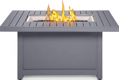 Napoleon Bbq HAMP1GY Hamptons Rectangle Patioflame Table Fire Table , Propane, Grey