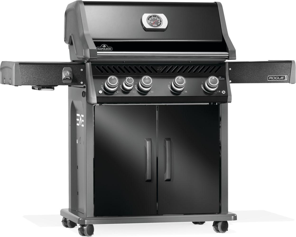 Napoleon Bbq RP525SIBNK2 Rogue PRO 525 SIB with Infrared Side Burner , Natural Gas, Black