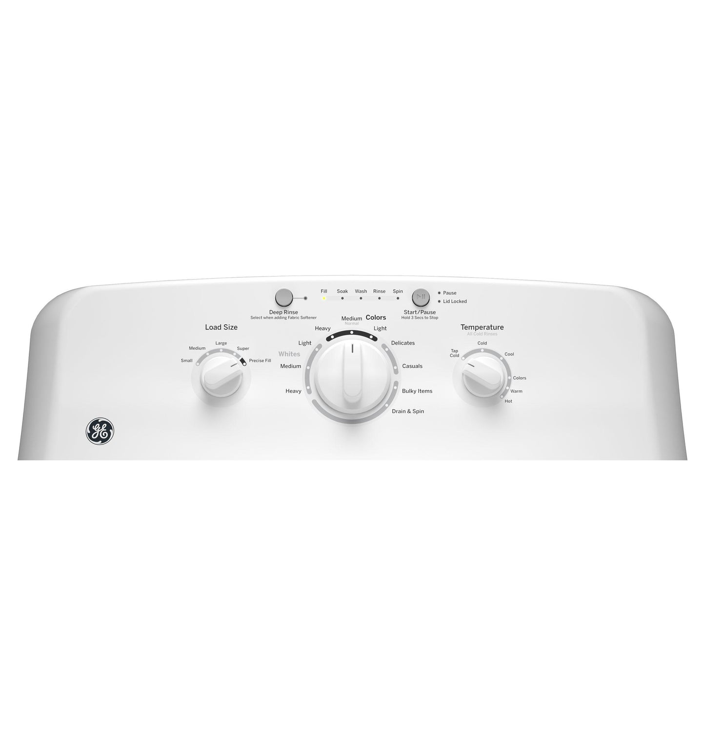 GTW220ACWWW GE® 4.0 cu. ft. Capacity Washer with Stainless Steel Basket and Water Level Control