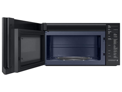 Samsung ME21DB630012 Bespoke 2.1 cu. ft. Over-the-Range Microwave with Wi-Fi in White Glass