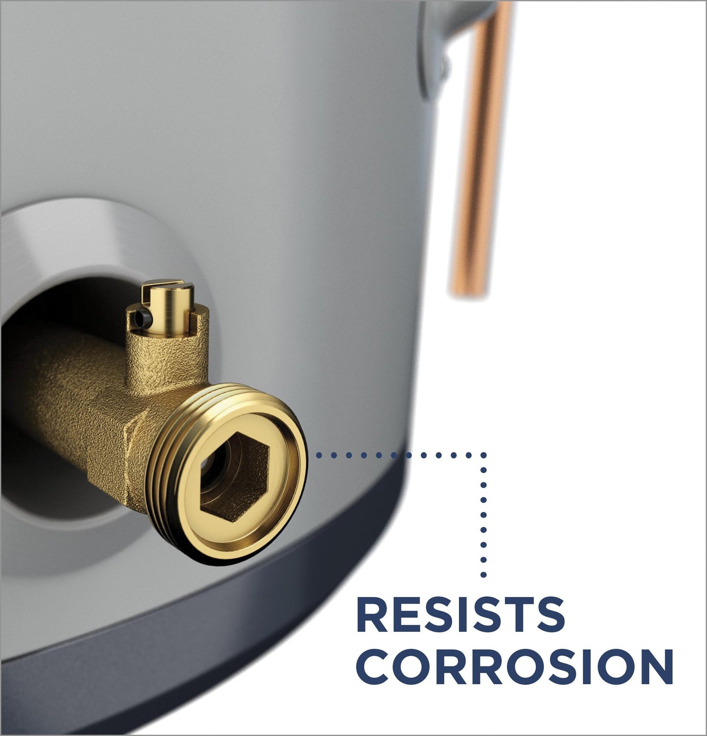 GE50S12BLM GE® Smart 50 Gallon Short Electric Water Heater