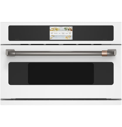 Cafe CSB923P4NW2 CAF(EBACK)™ 30" Smart Five in One Wall Oven with 240V Advantium® Technology