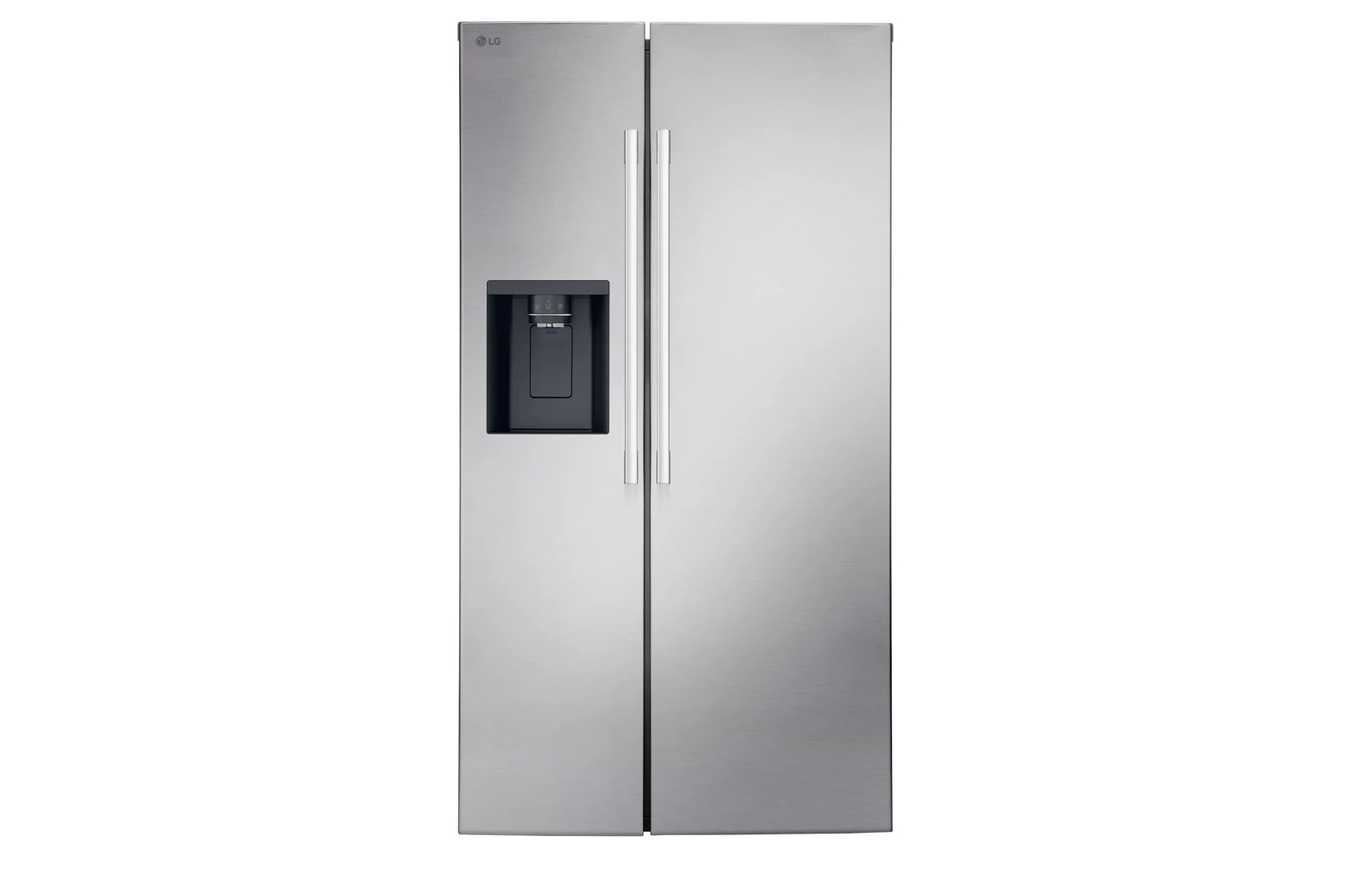 Lg LS27T3230S 27 cu. ft. Standard-Depth, Side-by-side Refrigerator, with Ice and Water and Bar Handle Design