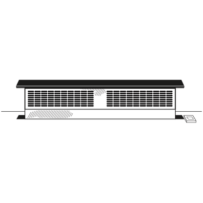 Cafe UVB36DKBB Universal 36" Telescopic Downdraft System